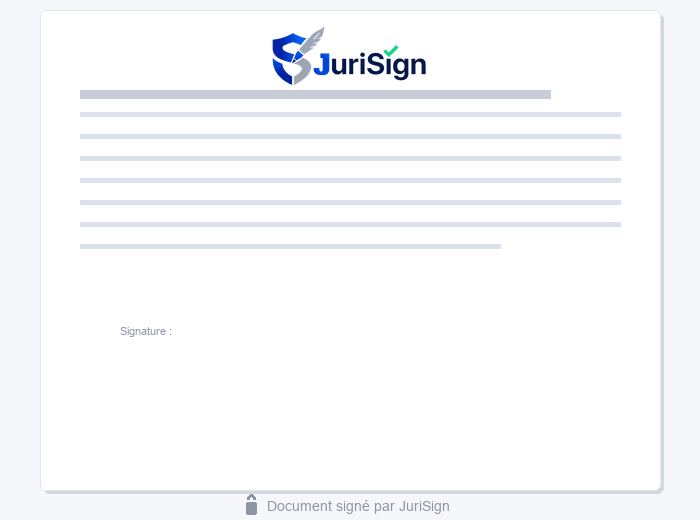 JuriSign Flash - Signature électronique animée